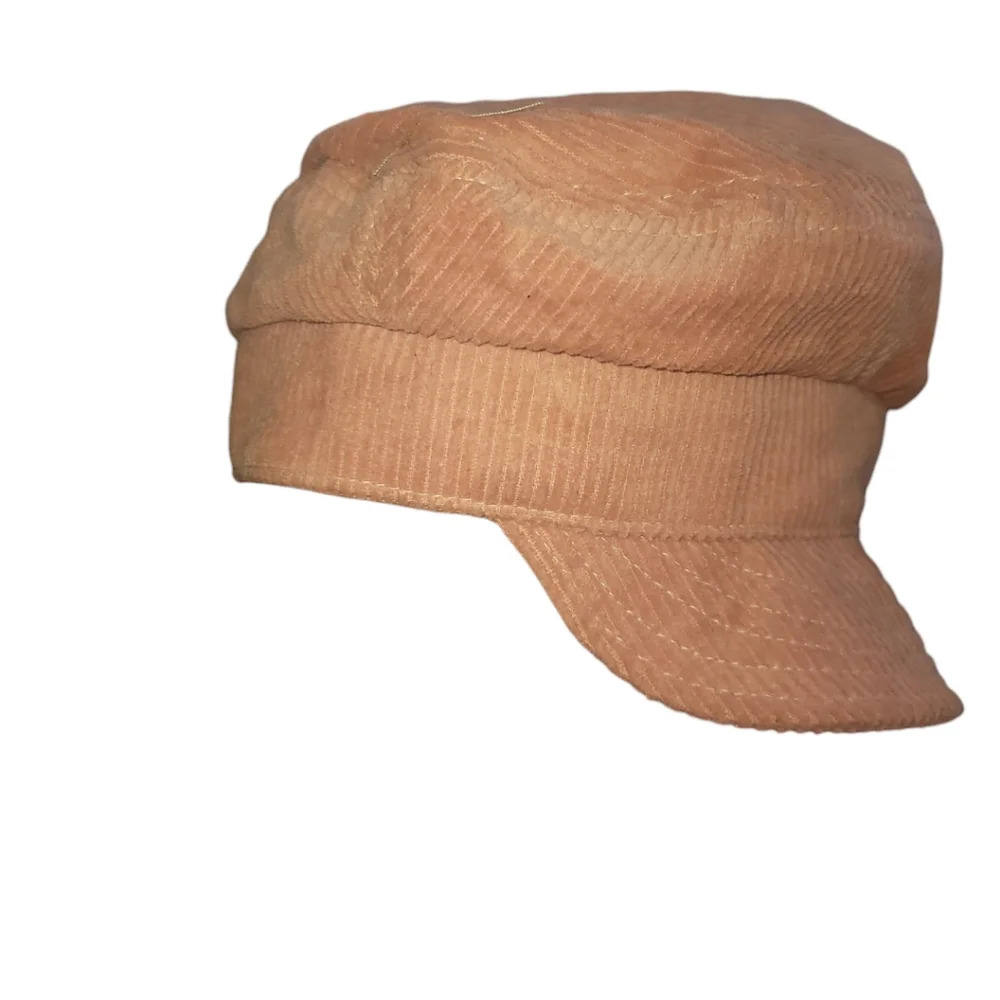 Free people Harrison or nico pink corduroy newsboy lieutenant cap hat